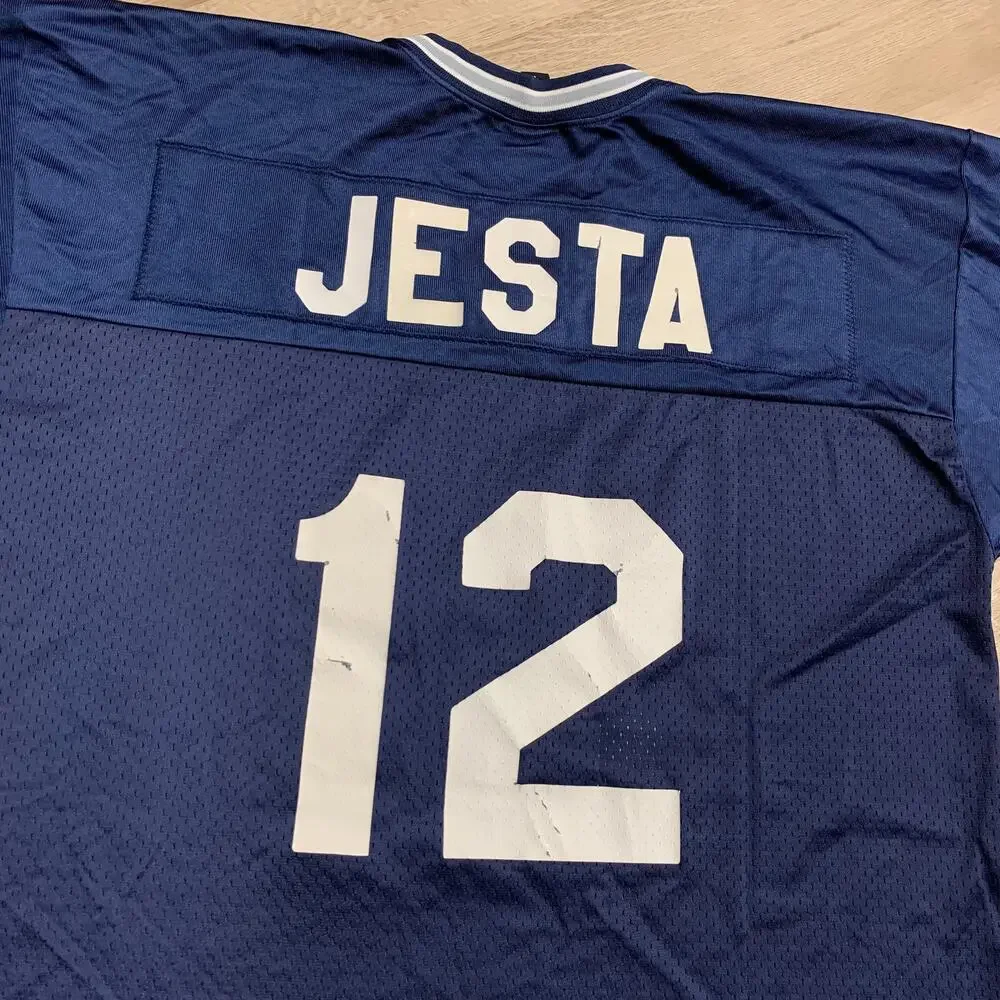 Vintage Y2K Nike Team Dallas Cowboys #12 Jesta Jersey Men's Large L Navy Blue